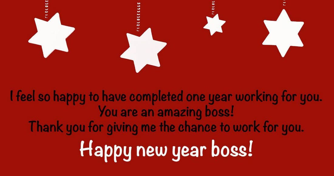 Happy New Year wishes for coworkers