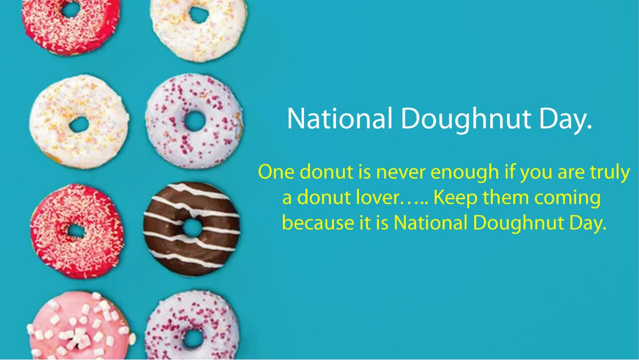 National Doughnut Day Wishes Images